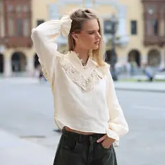 CALEDONIA LABEL - Blusa Algodón Mujer