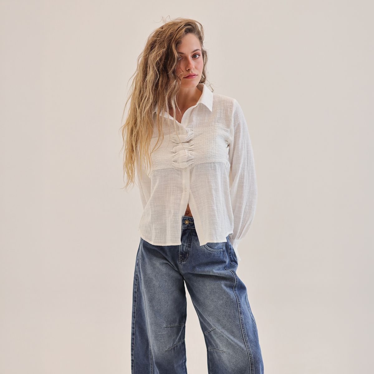 CALEDONIA LABEL - Blusa Algodón Mujer Caledonia Label