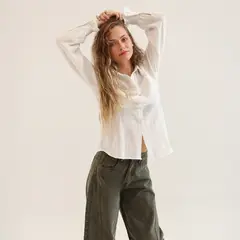 CALEDONIA LABEL - Blusa Algodón Mujer