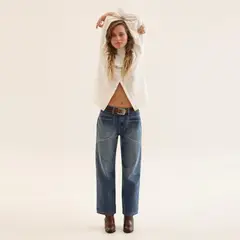 CALEDONIA LABEL - Jeans Baggy Mujer