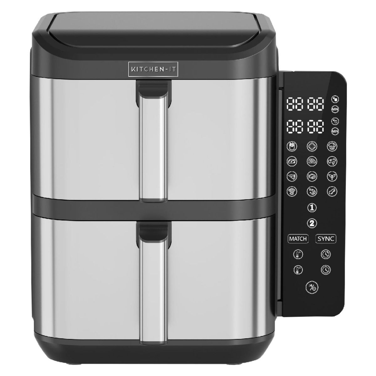  - Freidora de Aire Dual Crisp XL Kitchen It