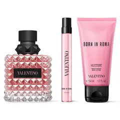 VALENTINO - Set Perfume Mujer Donna Born In Roma Gift Edp 100 Ml + Bl 50 Ml + 10 Ml