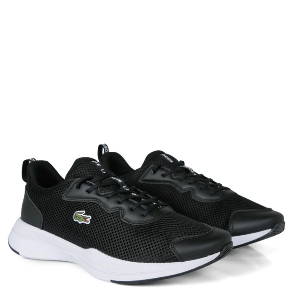 LACOSTE - Zapatilla Urbana Mujer Cuero Negro Lacoste