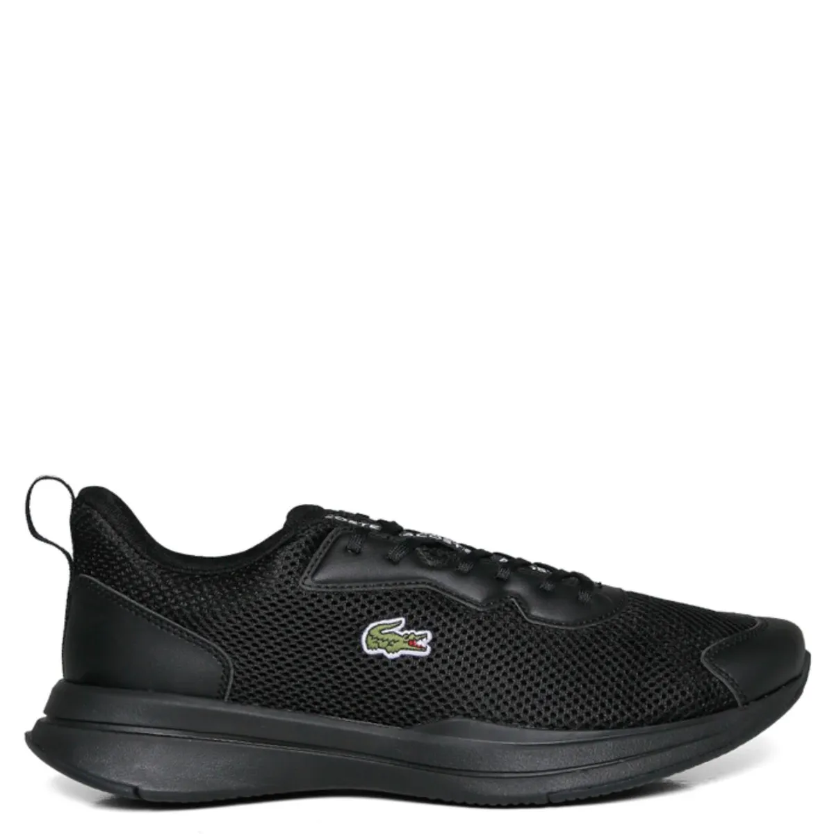 LACOSTE - Zapatilla Urbana Hombre Cuero Negro Lacoste