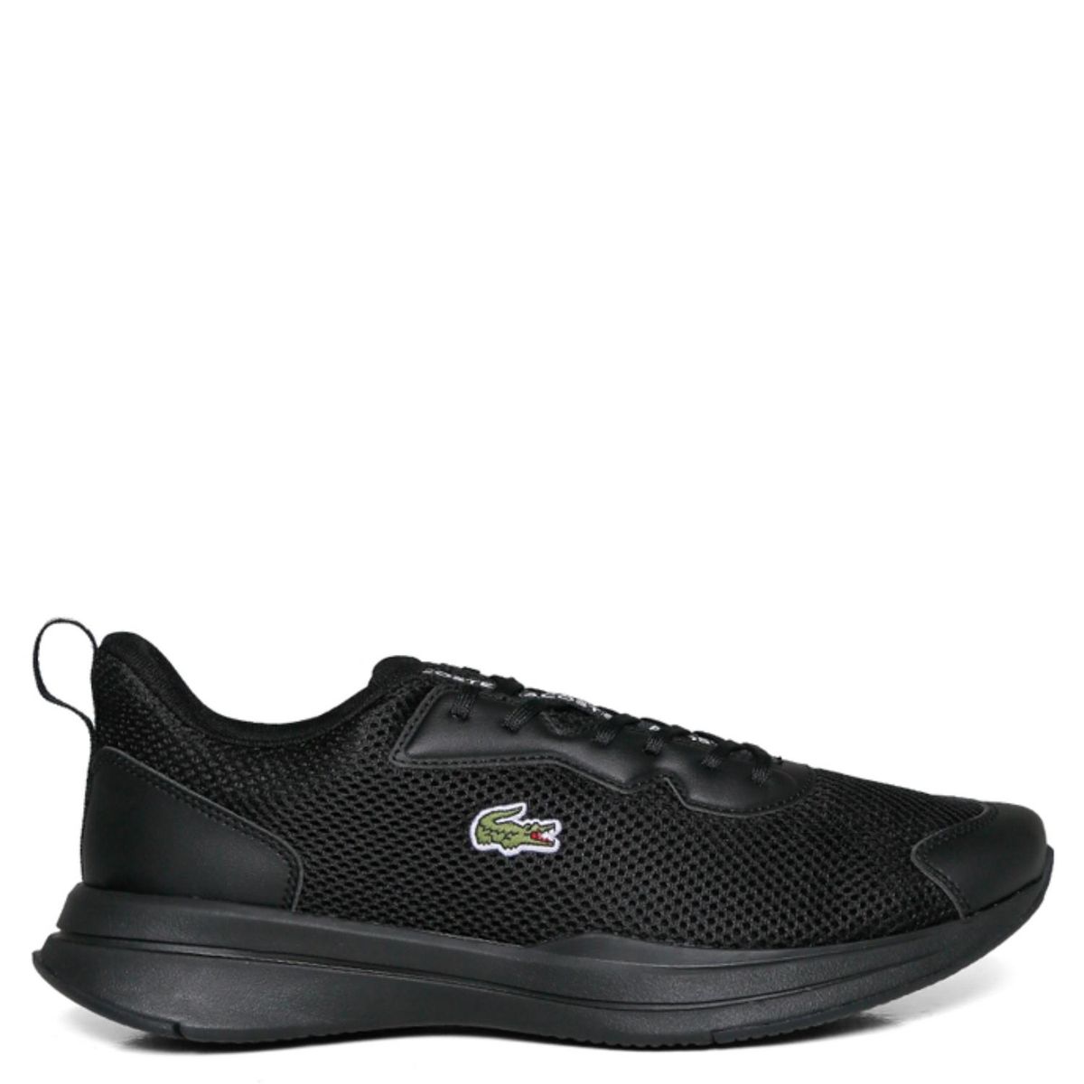 LACOSTE - Zapatilla Urbana Hombre Cuero Negro Lacoste