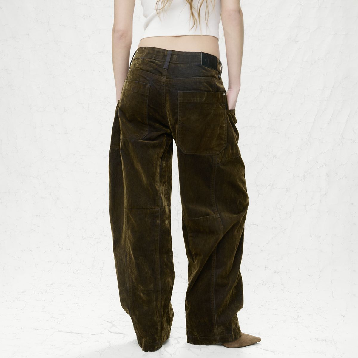 AMERICANINO - Jeans Baggy Tiro Medio Mujer Americanino