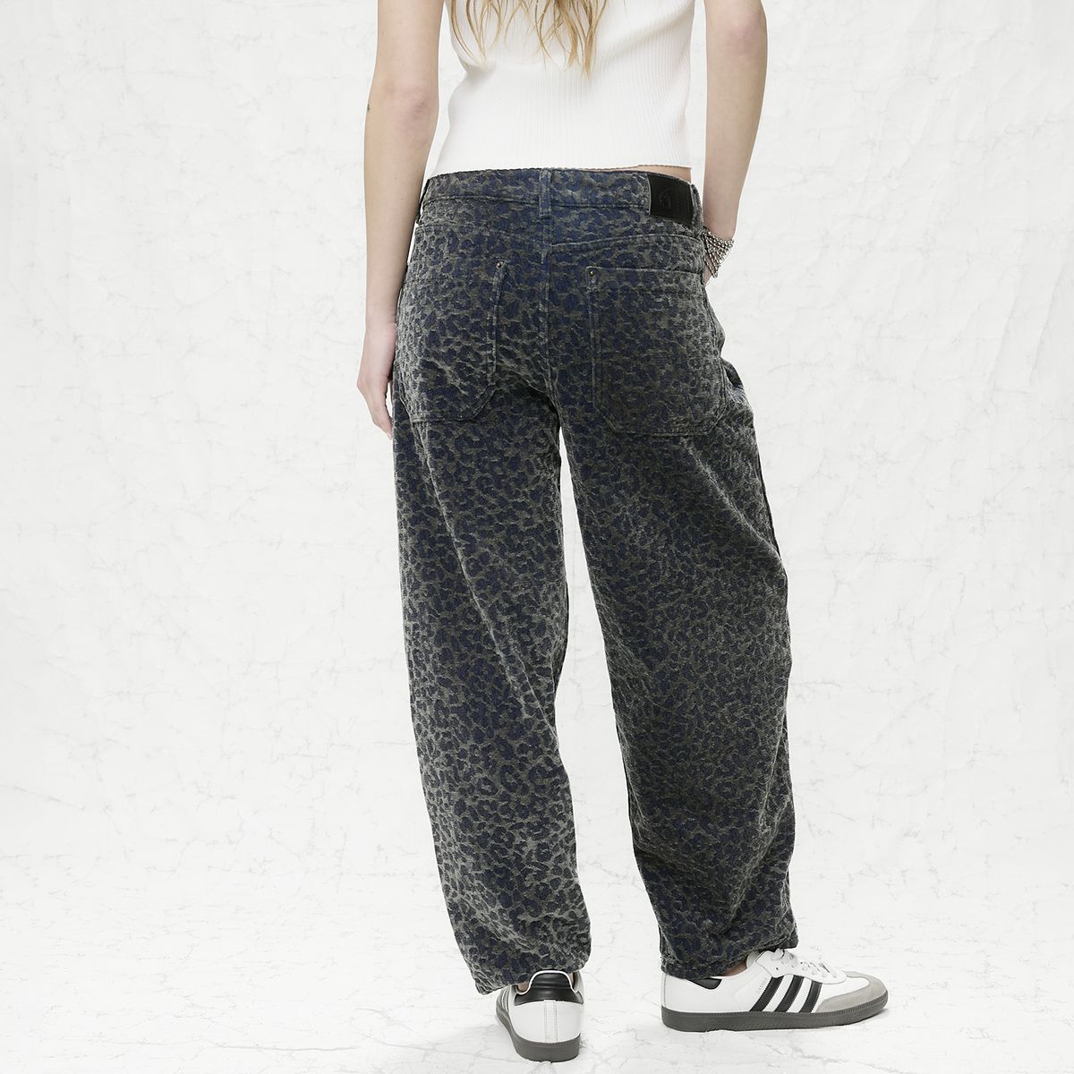 AMERICANINO - Jeans Baggy Tiro Medio Mujer Americanino