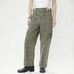 AMERICANINO - Jeans Baggy Tiro Medio Mujer