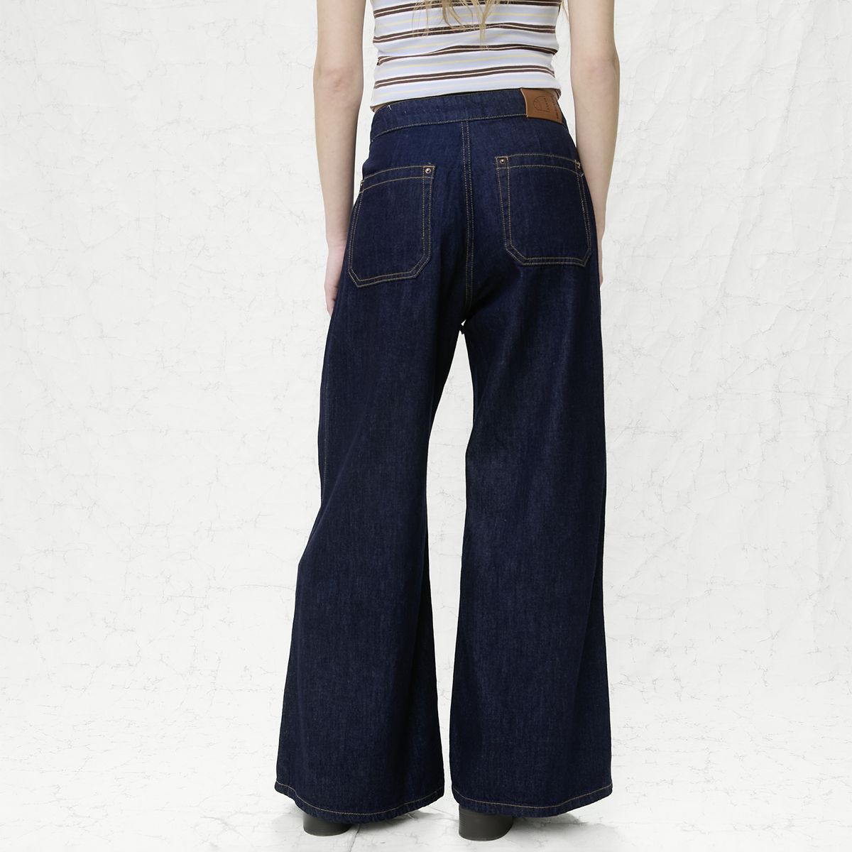 AMERICANINO - Jeans Wide leg Tiro Medio Mujer Americanino