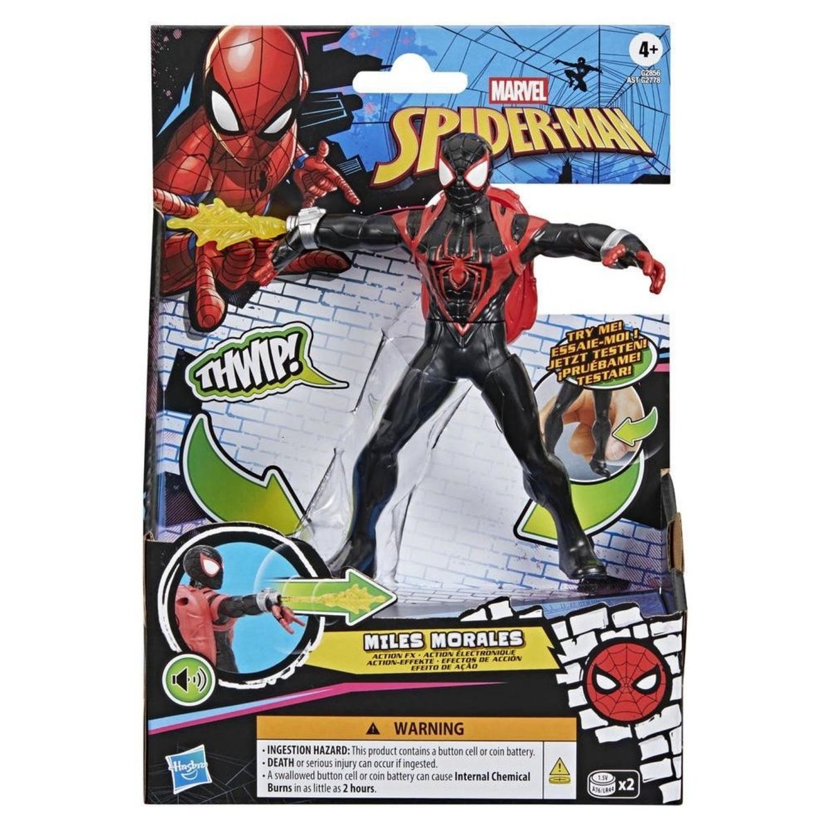 MARVEL - Figura Spiderman Action Fx Miles Morales