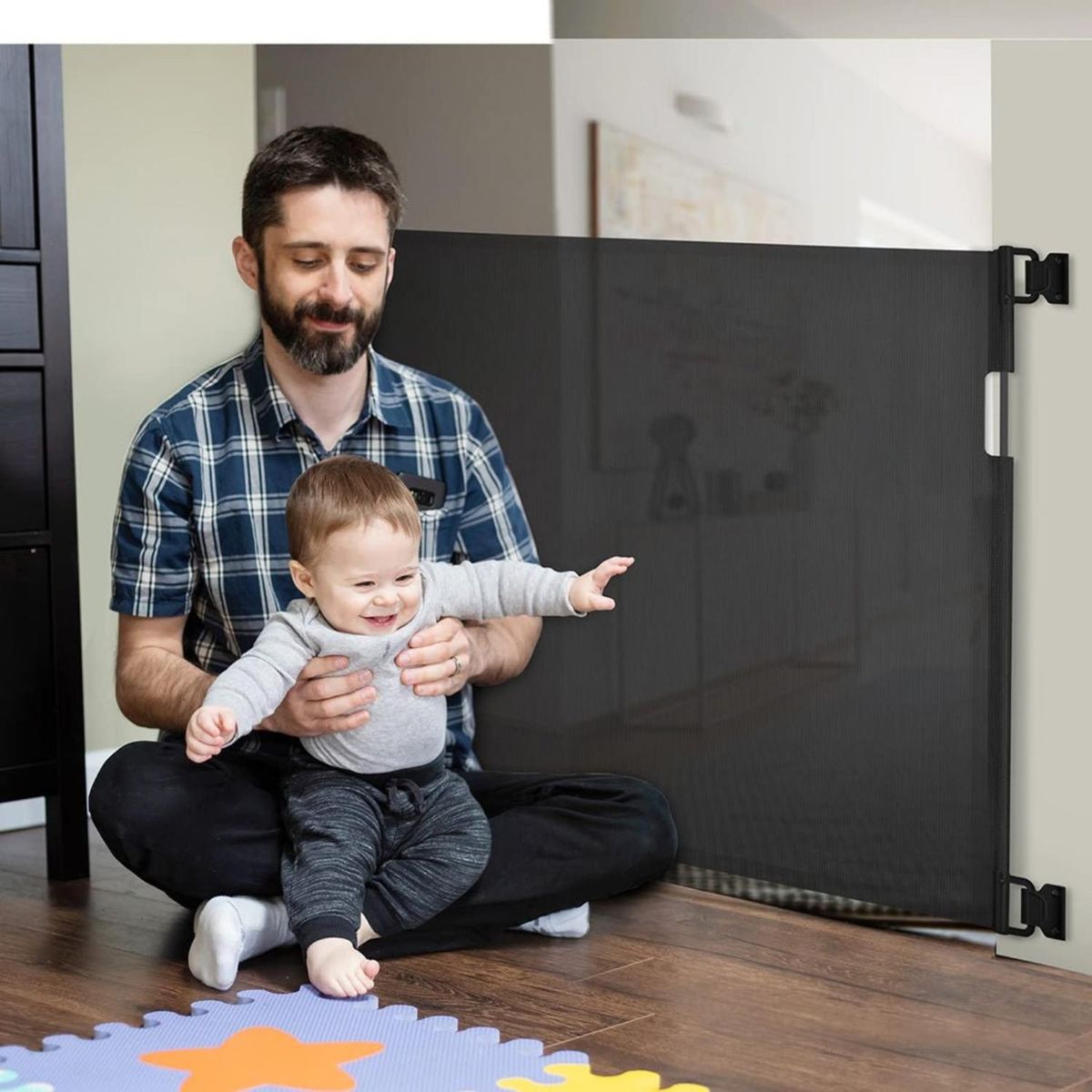 MOMCOZY - Puerta De Seguridad Negro Momcozy