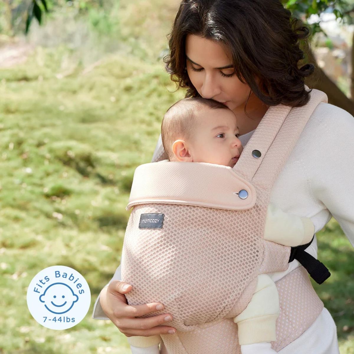 MOMCOZY - Portabebe Malla Rosado Momcozy