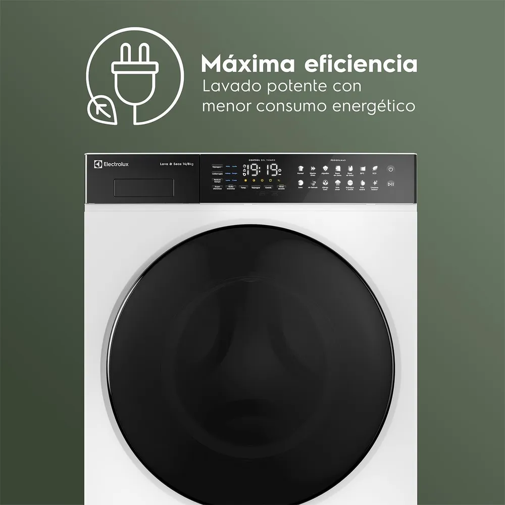 Electrolux EFLWD12W 14/8 kg Blanco, foto 9