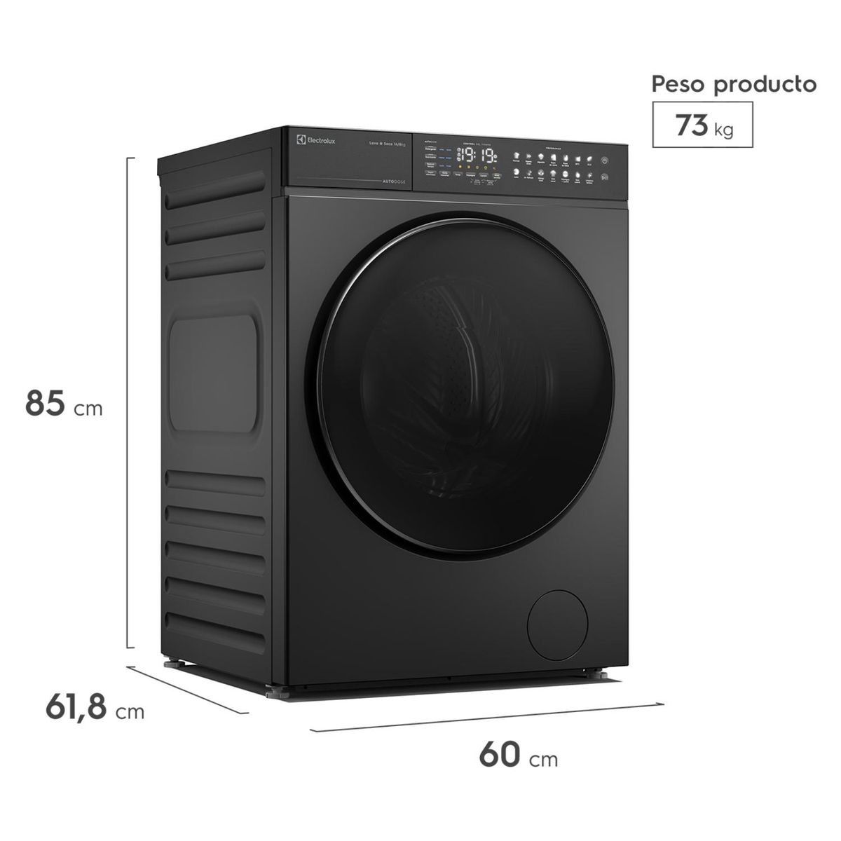 ELECTROLUX - Lavadora Secadora Carga Frontal 14Kg FLWD12AU Electrolux