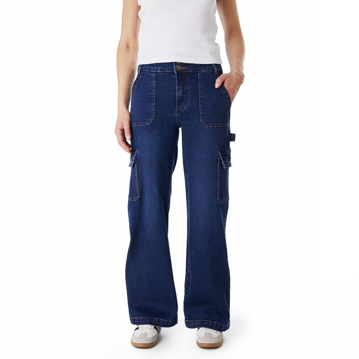 EFESIS - Jeans Wide leg Tiro Medio Mujer Efesis