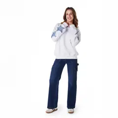 EFESIS - Jeans Wide leg Tiro Medio Mujer