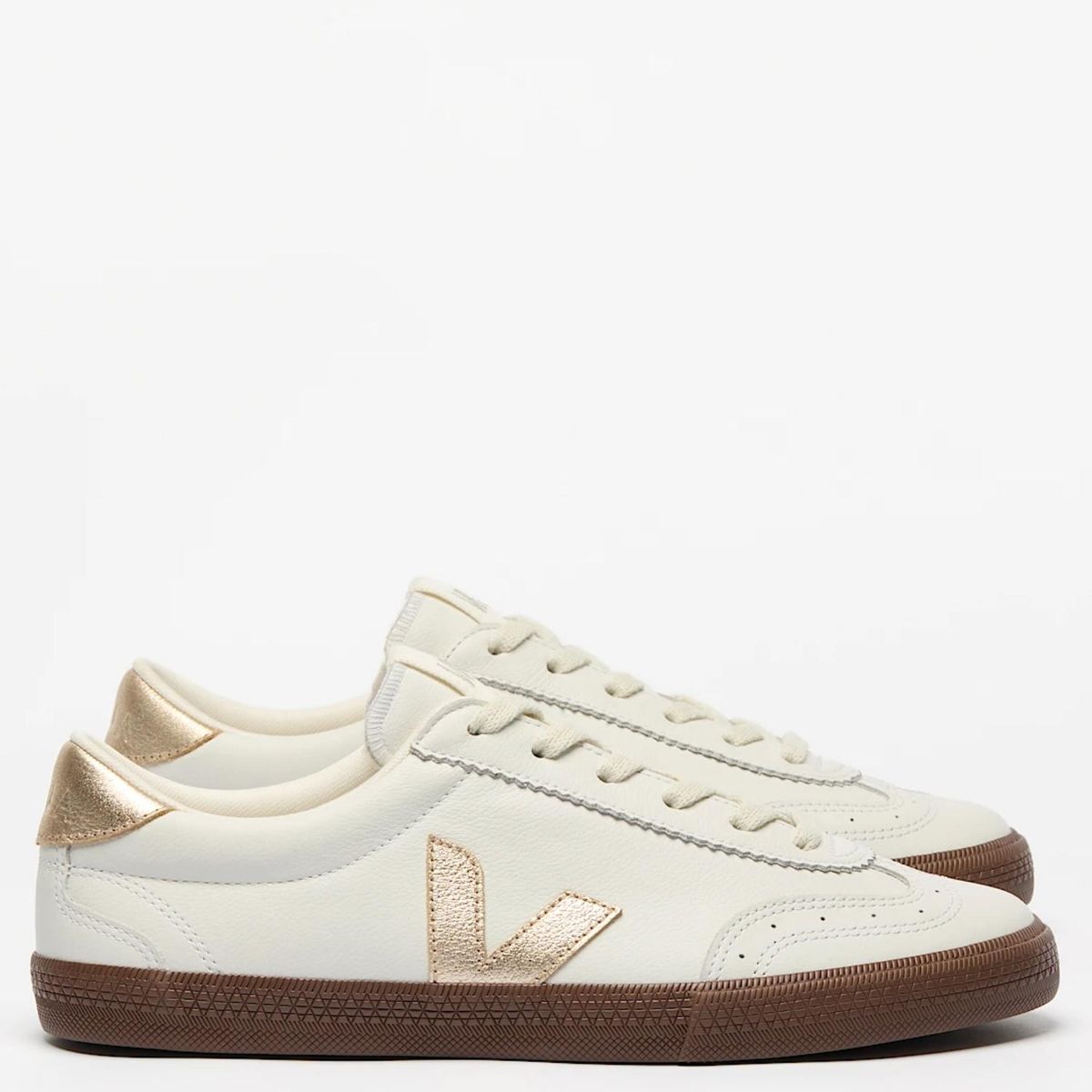 VEJA - Volley Zapatilla Urbana Mujer Cuero Blanco Veja