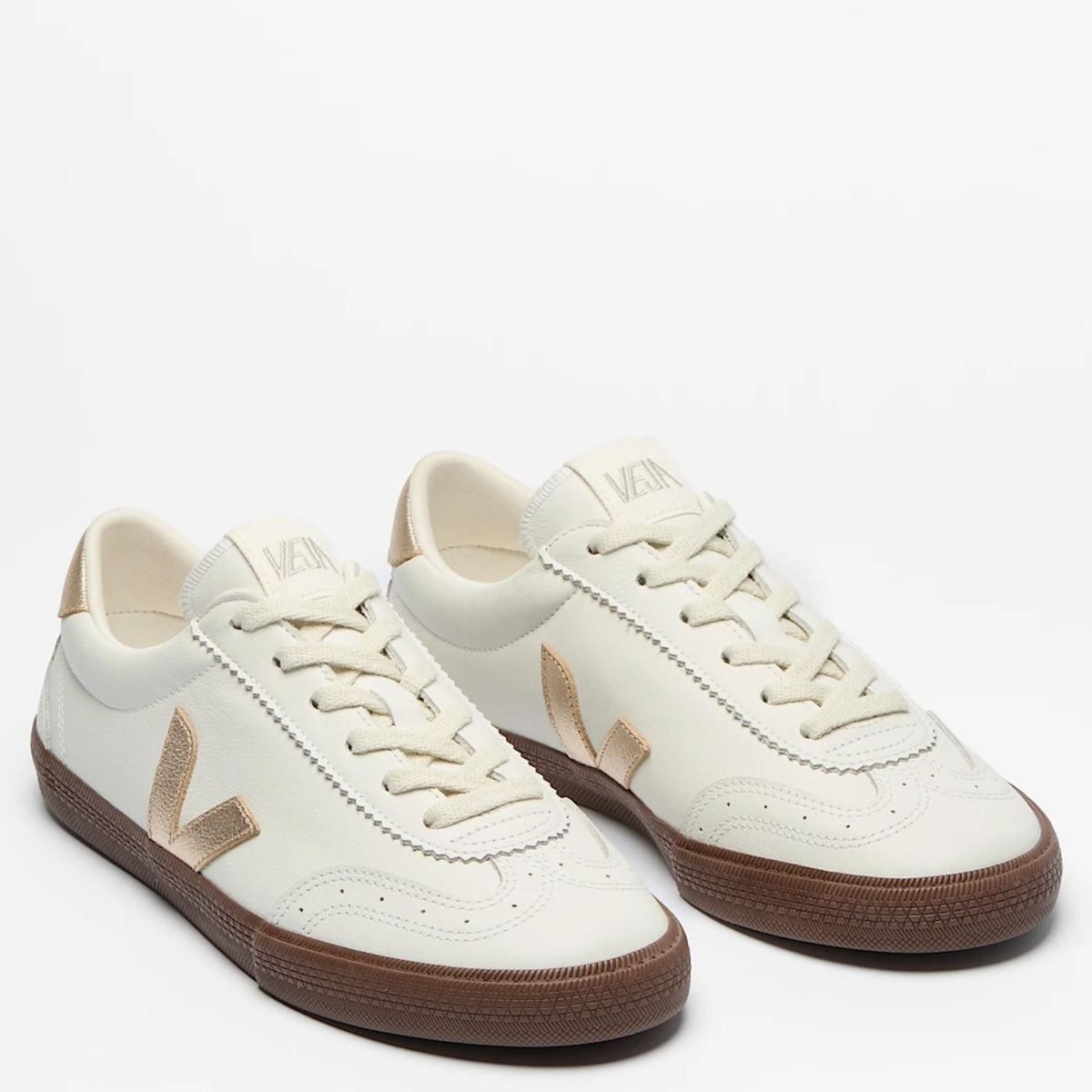 VEJA - Volley Zapatilla Urbana Mujer Cuero Blanco Veja