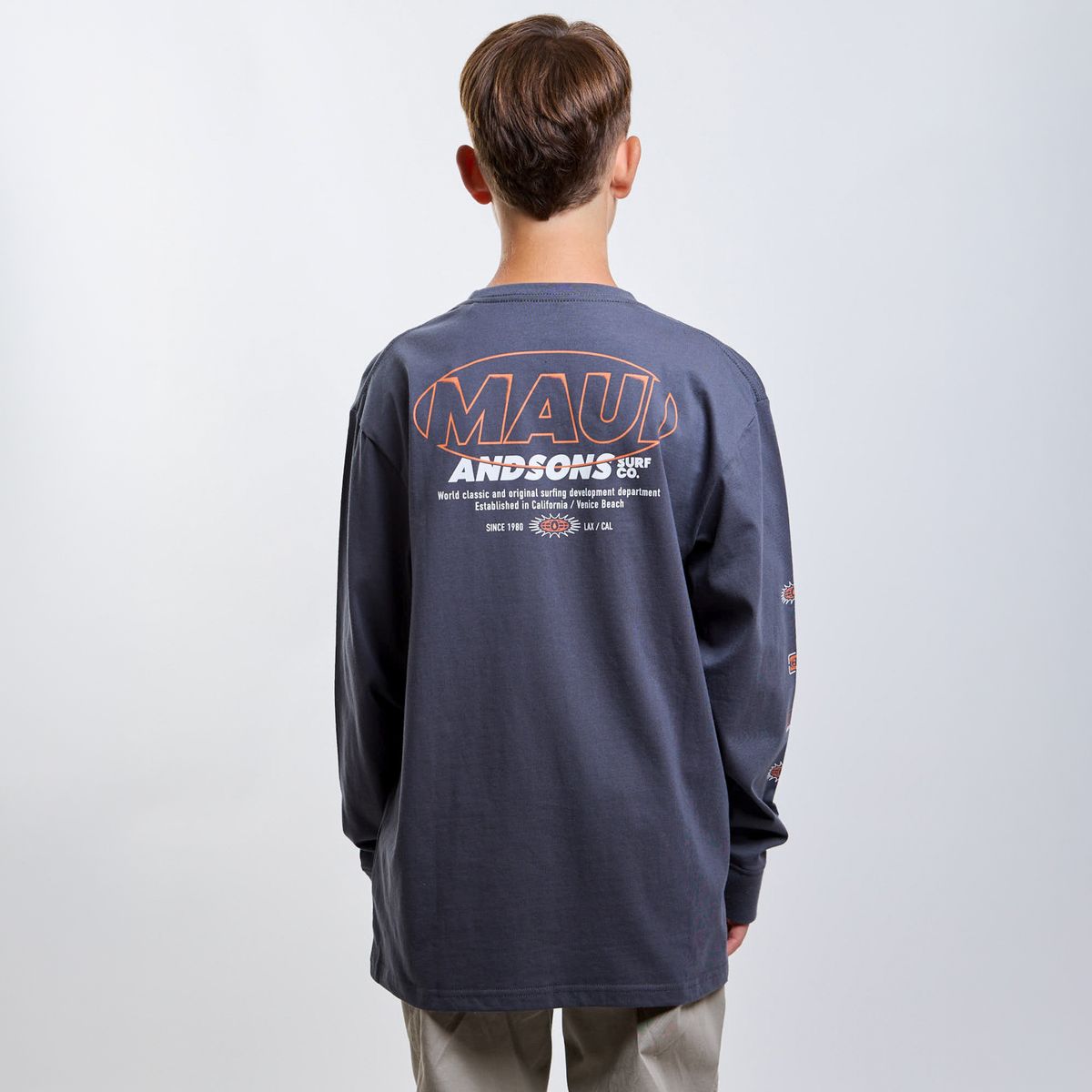 MAUI AND SONS - Polera Manga Larga Algodón Niño Maui And Sons