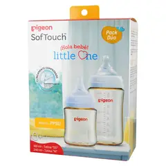 PIGEON - Set Regalo Bebe Mamaderas Duo Little One