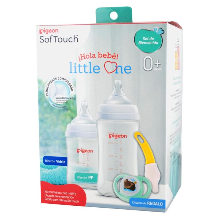 Set Regalo Bebe Mamaderas Bienvenida Little One