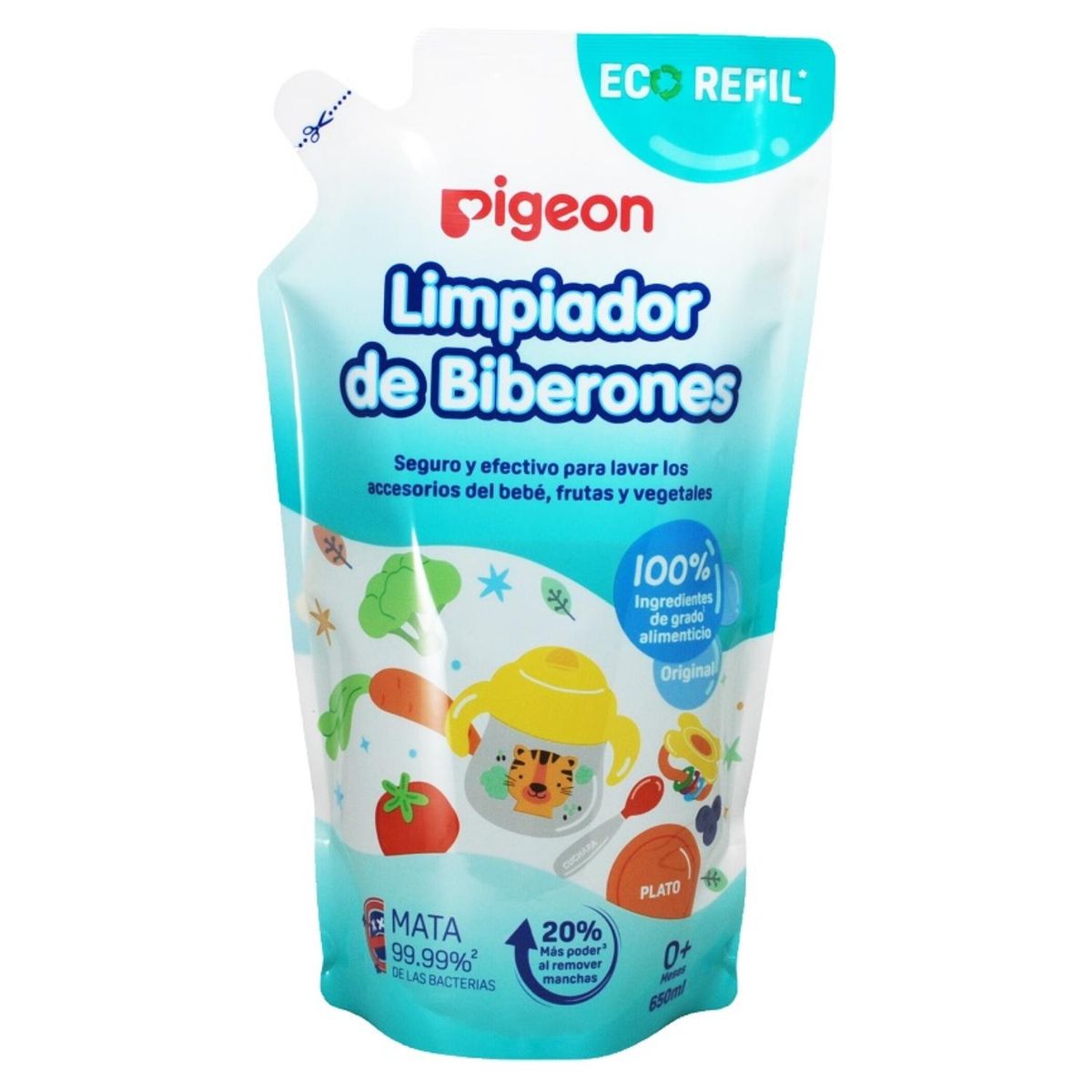 PIGEON - Limpiador Biberon Recarga 650ML Pigeon