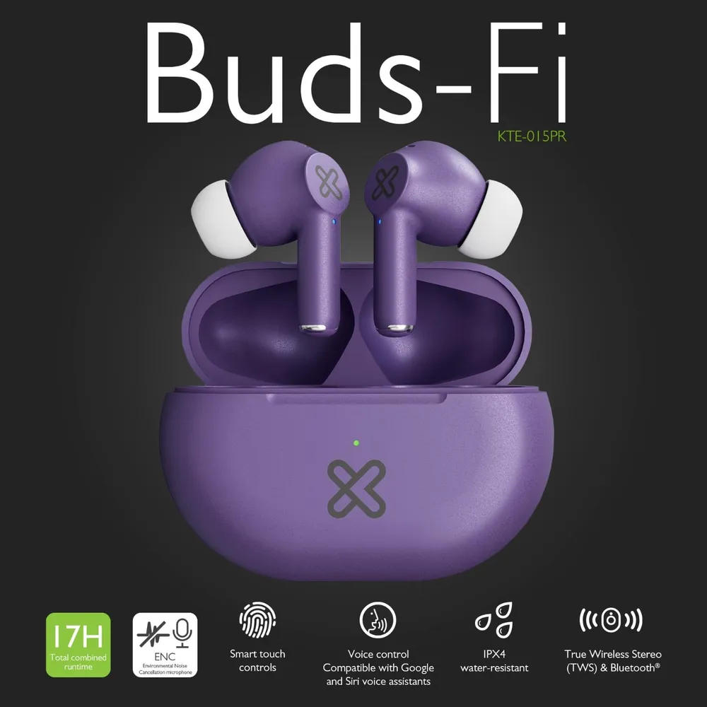 Klip Xtreme Buds-Fi Violeta, foto 5