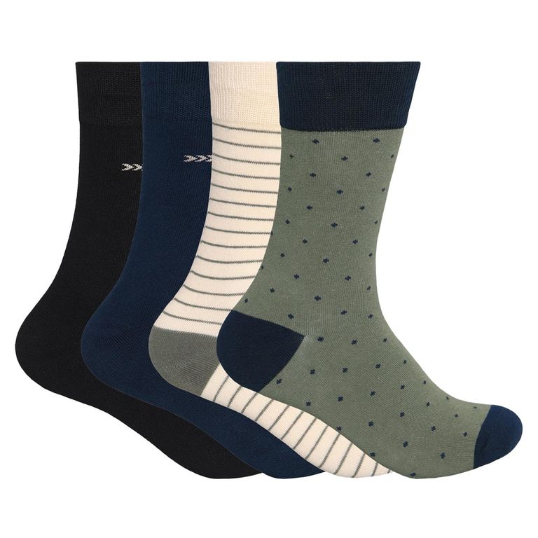 Pack 4 Calcetines Largos Algodón Hombre