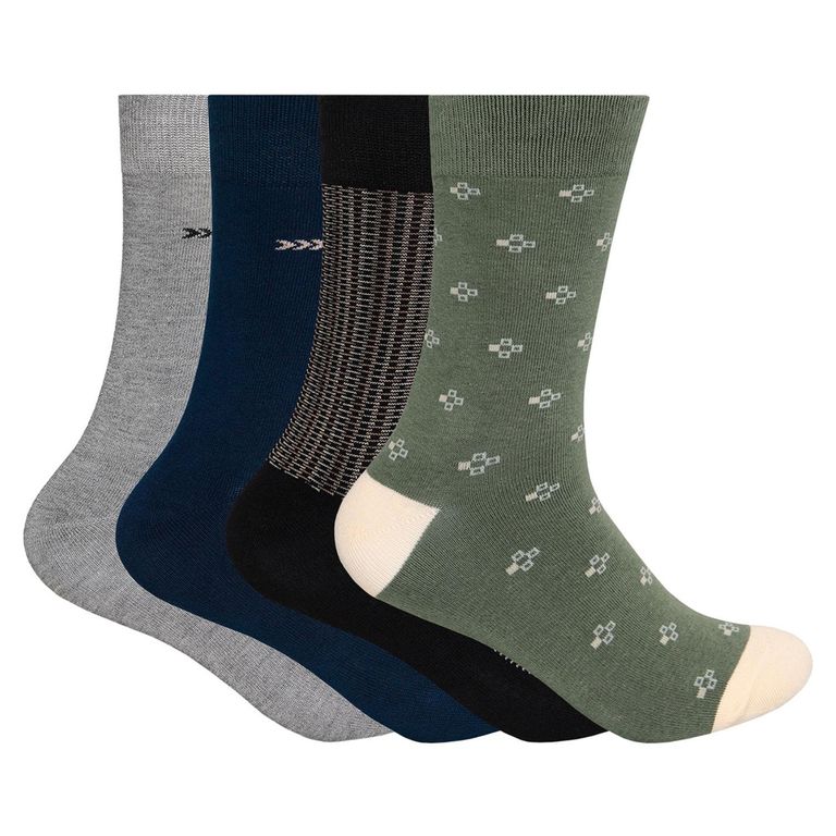 Pack 4 Calcetines Largos Algodón Hombre