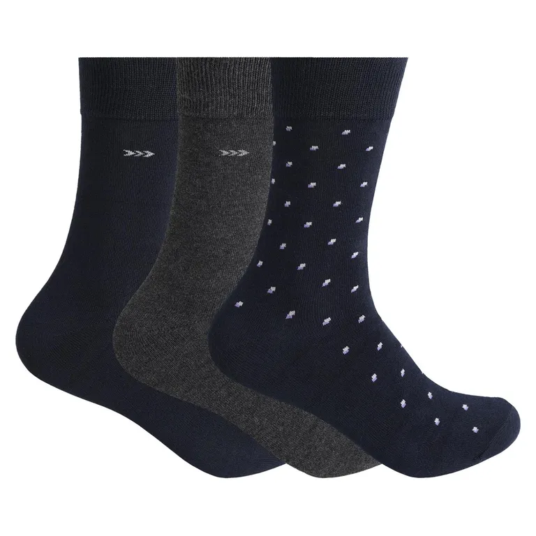 Pack 3 Calcetines Largos Algodón Hombre