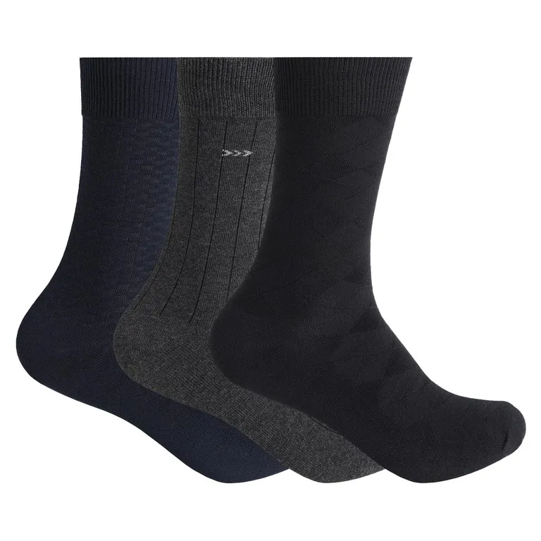 Pack 3 Calcetines Largos Algodón Hombre