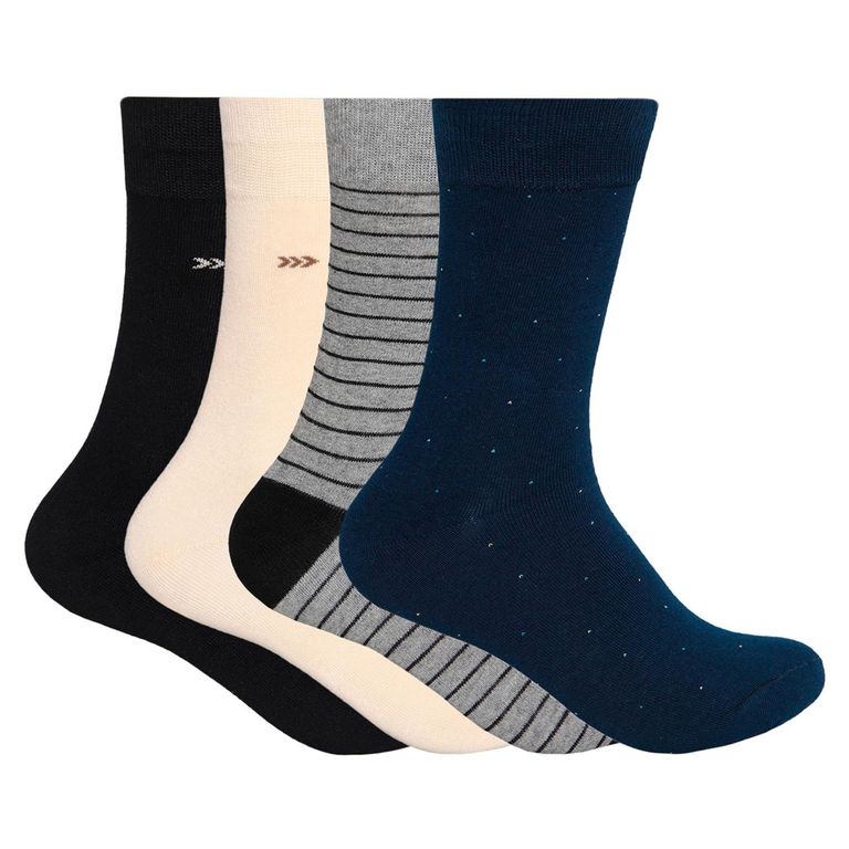 Pack 4 Calcetines Largos Algodón Hombre