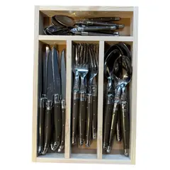 LAGUIOLE - Juego De Cubiertos 24 Piezas Pepper