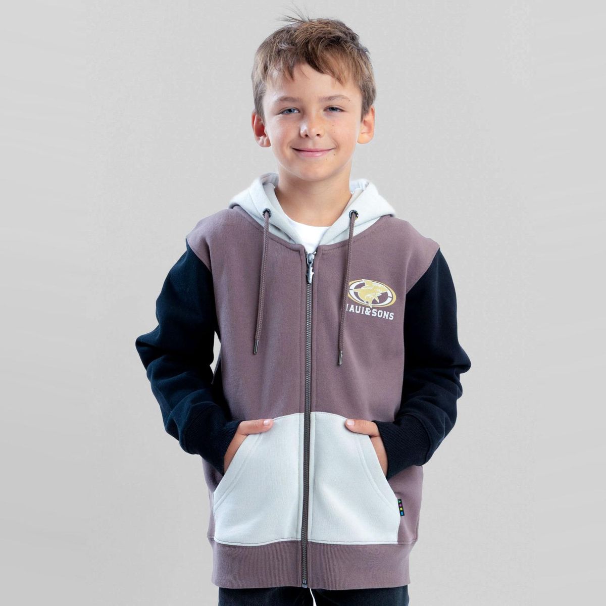 MAUI AND SONS - Poleron Manga Larga Algodón Niño Maui And Sons