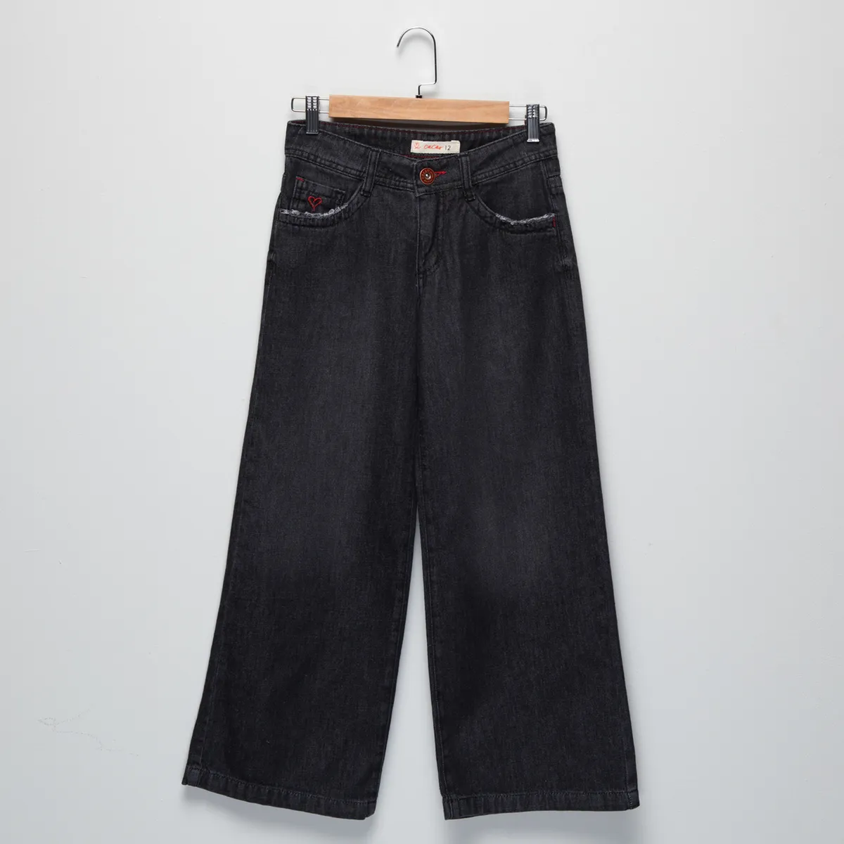 CACAO - Jeans Niña Wide Leg Cacao