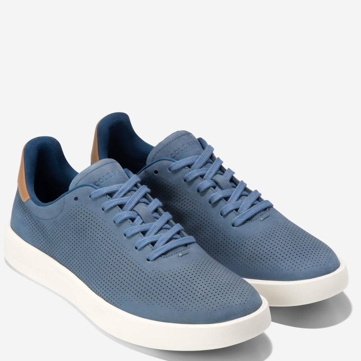 COLE HAAN - Zapatilla Urbana Hombre Cuero Azul Cole Haan
