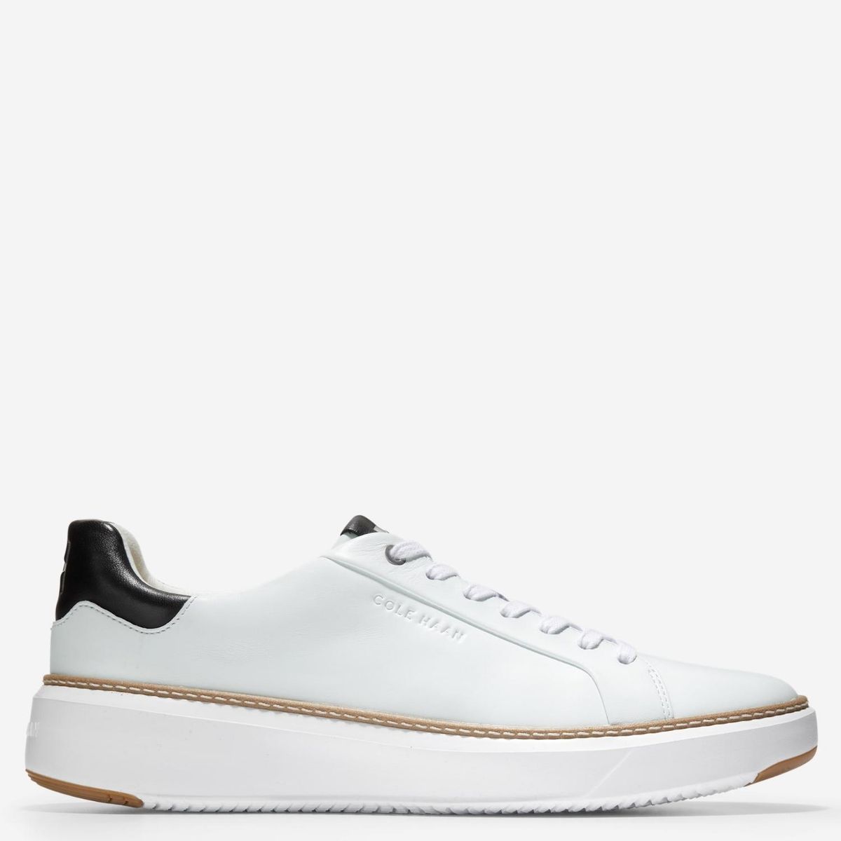 COLE HAAN - Zapatilla Urbana Hombre Cuero Blanco Cole Haan