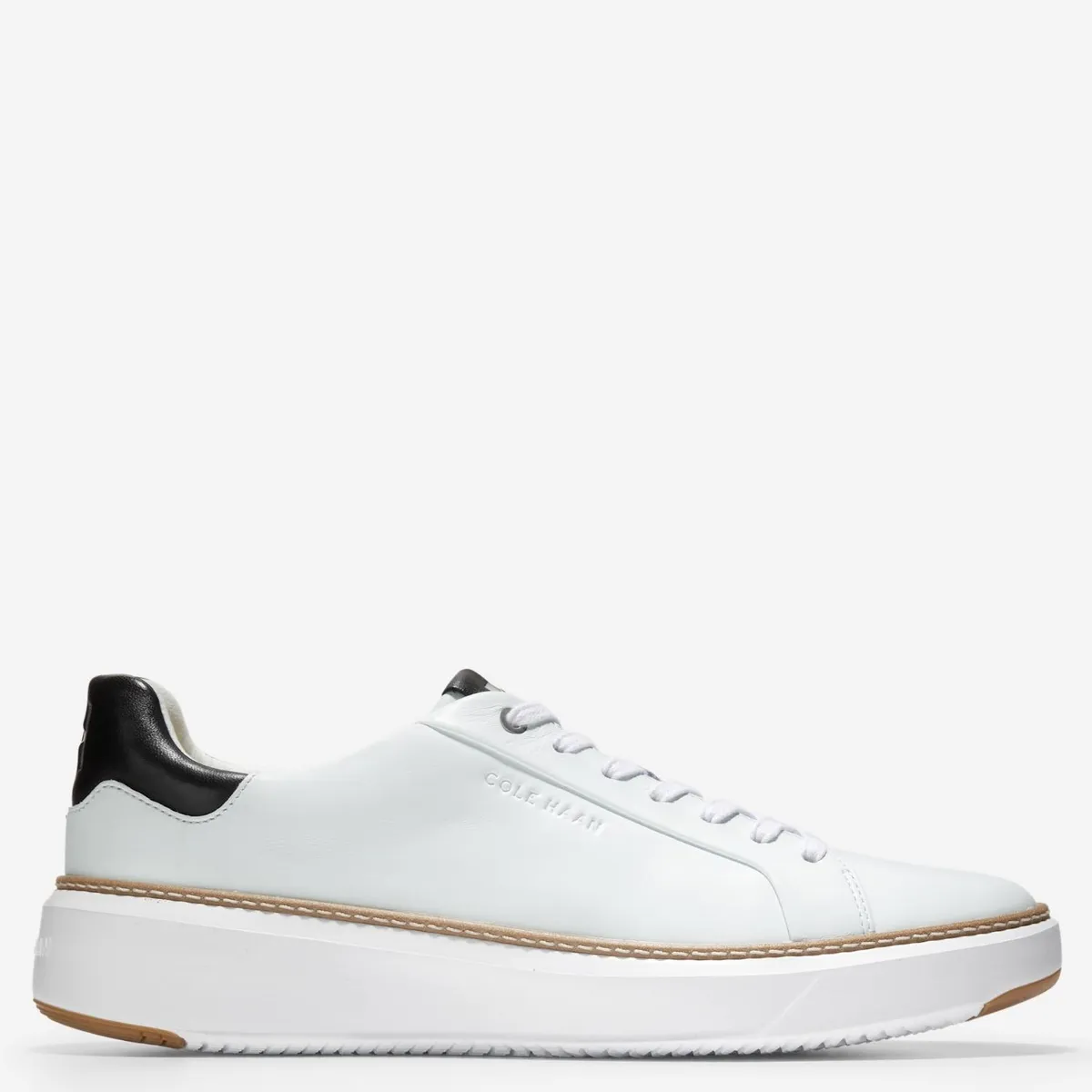 COLE HAAN - Zapatilla Urbana Hombre Cuero Blanco Cole Haan