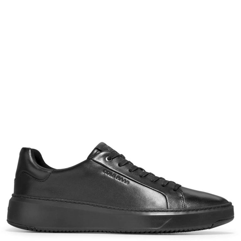 Zapatilla Urbana Hombre Cuero Negro