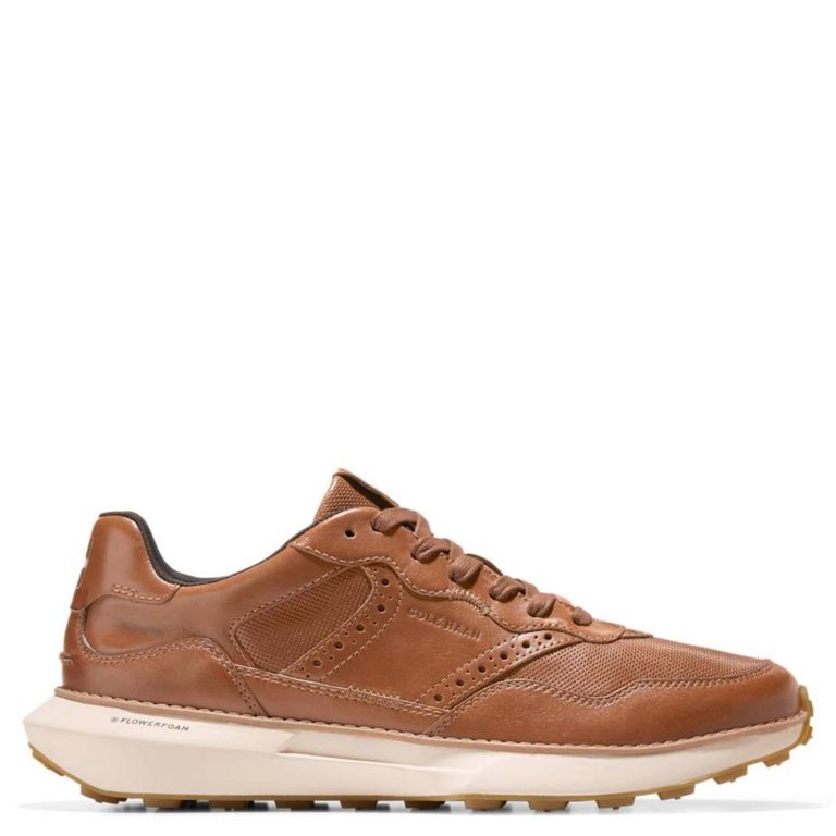 Zapatilla Urbana Hombre Cuero Café