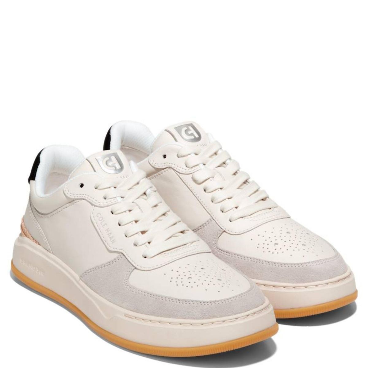 COLE HAAN - Zapatilla Urbana Hombre Cuero Blanco Cole Haan