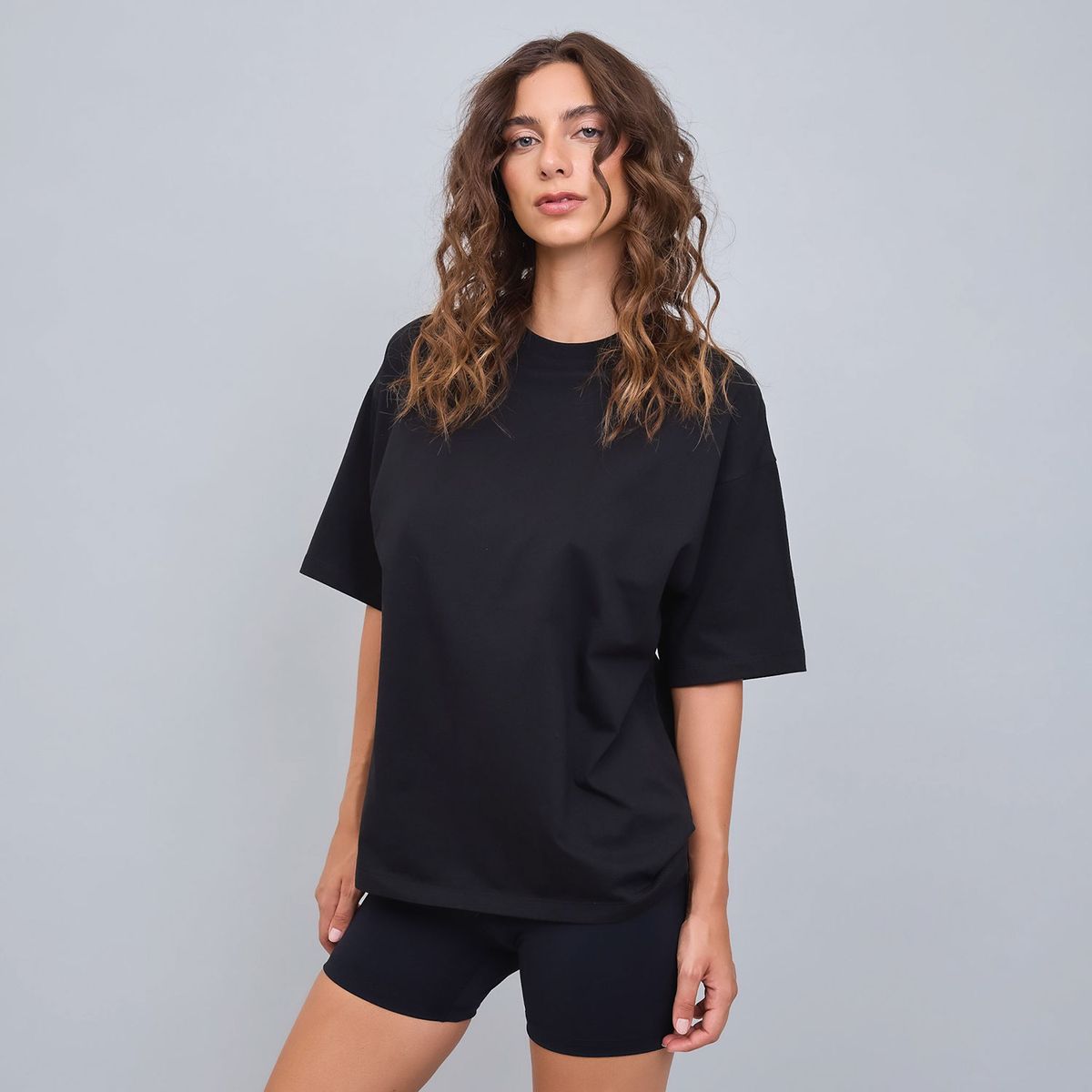 JOSE HERRERA BIKINIS - Polera Básica Oversized Mujer Jose Herrera Bikinis