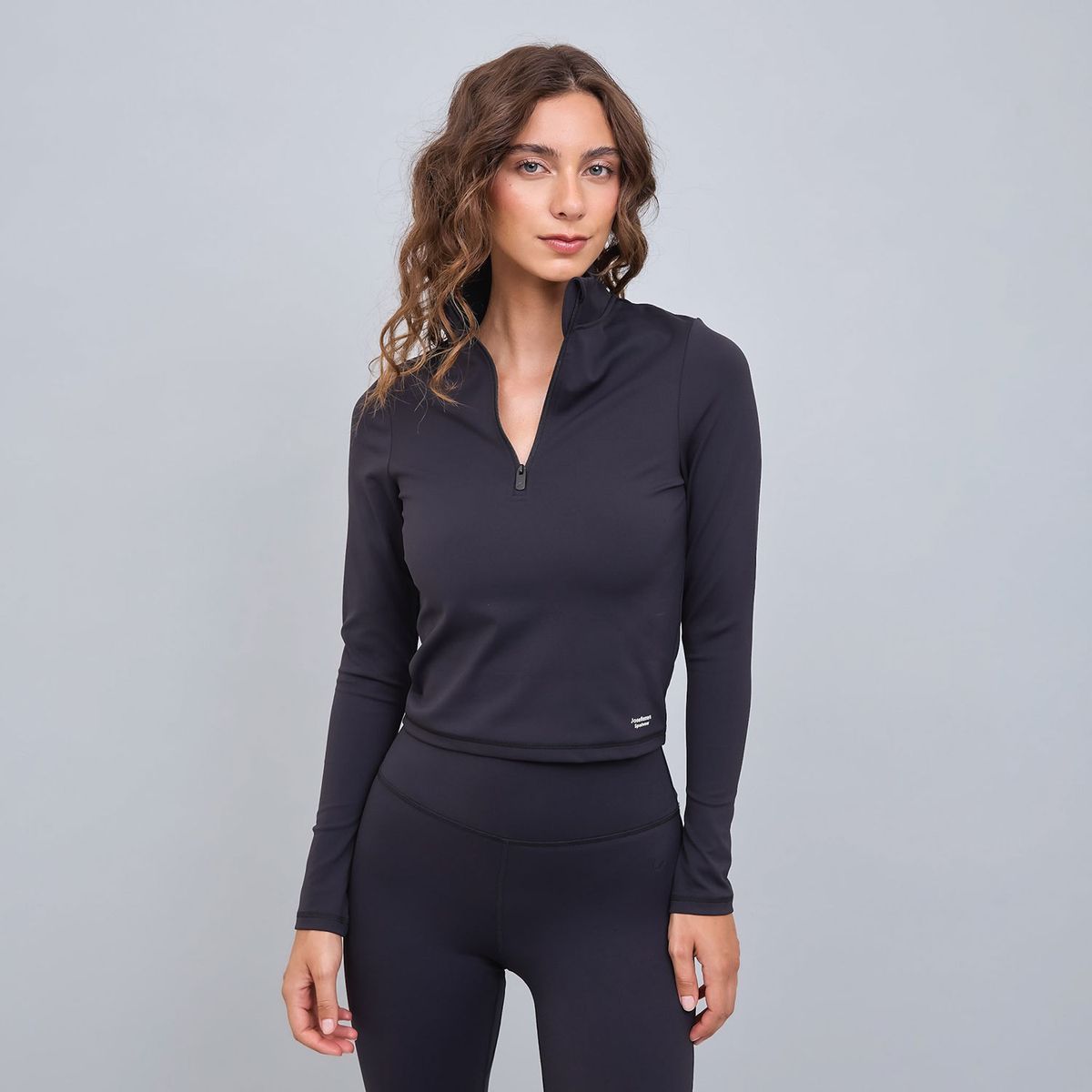 JOSE HERRERA BIKINIS - Polera Deportiva Medio Cierre Mujer Jose Herrera Bikinis