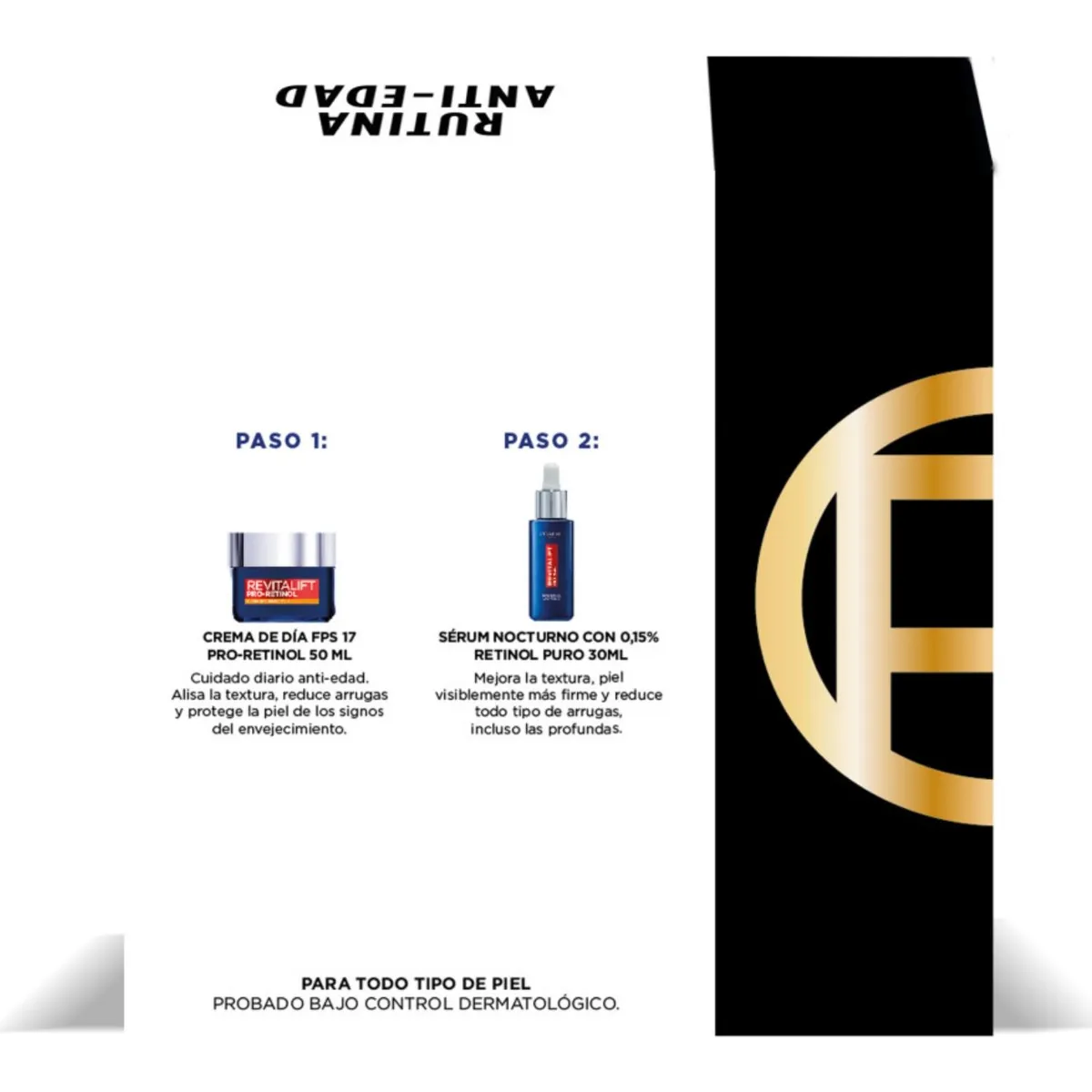  - Pack Retinol Serum + Crema Dia Dermo Expertise