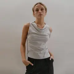 ADEU - Blusa Bote Mujer