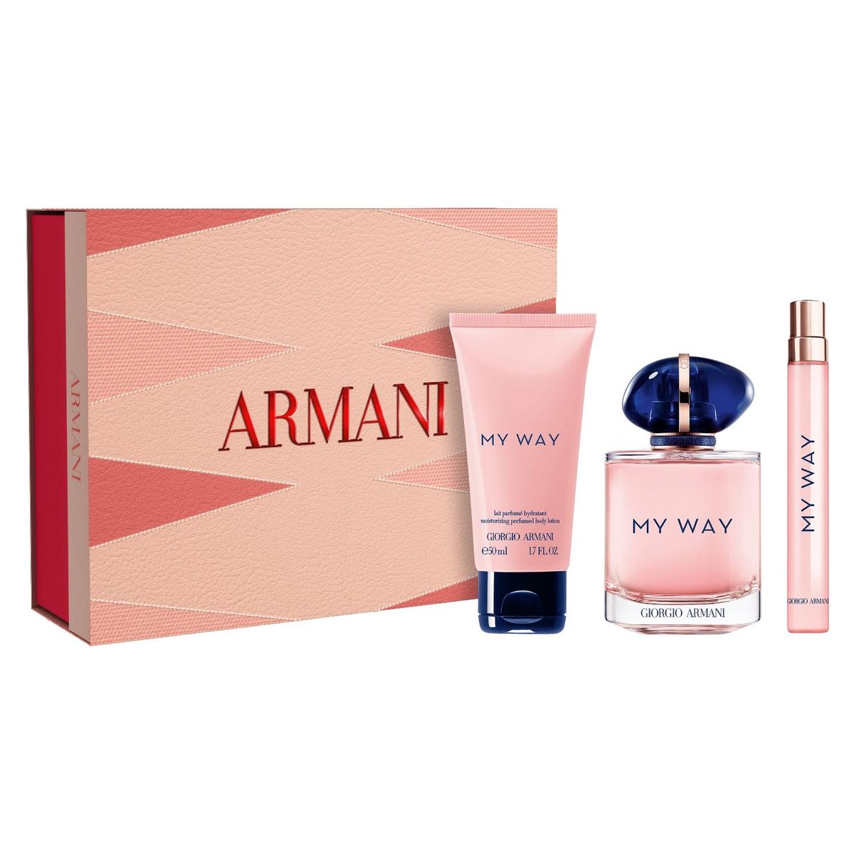 GIORGIO ARMANI - Set Perfume Mujer My Way EDP 90 Ml + 10 Ml + Body Lotion 50 Ml Giorgio Armani