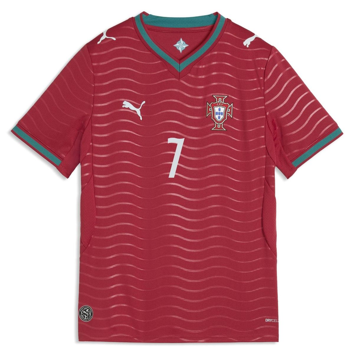 PUMA - Camiseta de Fútbol Selección Portugal Local 2026 Niño Estampada Cristiano Ronaldo Puma