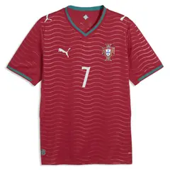 PUMA - Camiseta de Fútbol Selección Portugal Local 2026 Hombre Estampada Cristiano Ronaldo