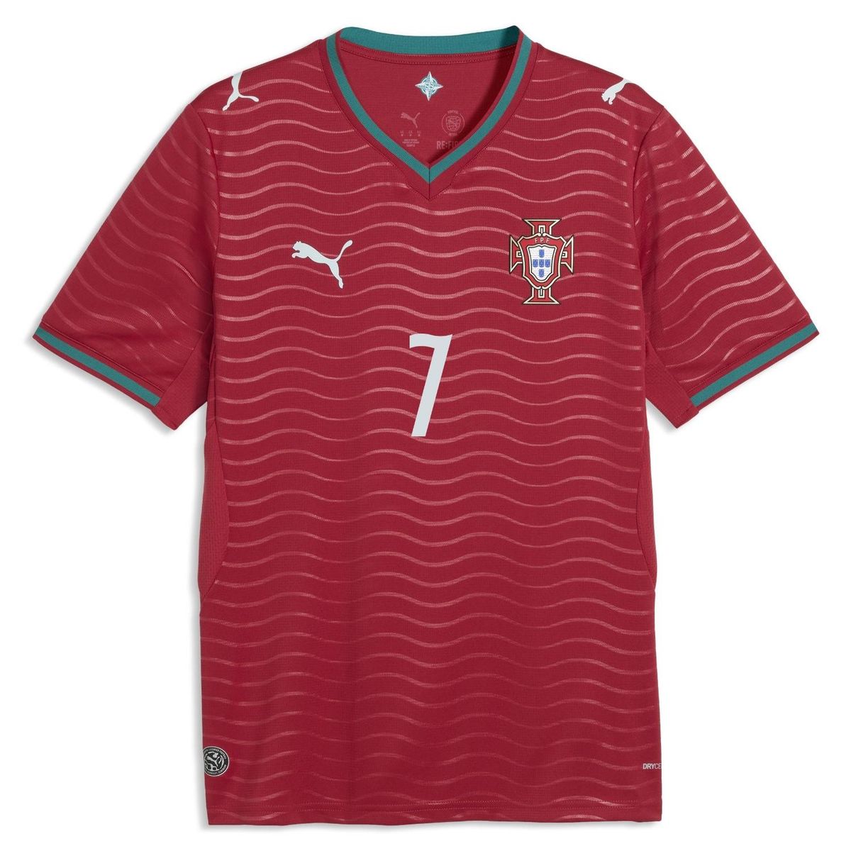 PUMA - Camiseta de Fútbol Selección Portugal Local 2026 Hombre Estampada Cristiano Ronaldo Puma