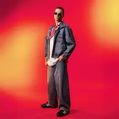 AMERICANINO - Jeans Baggy Hombre Tiro Medio Lunática